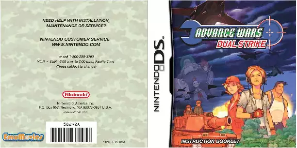 manual for Advance Wars - Dual Strike